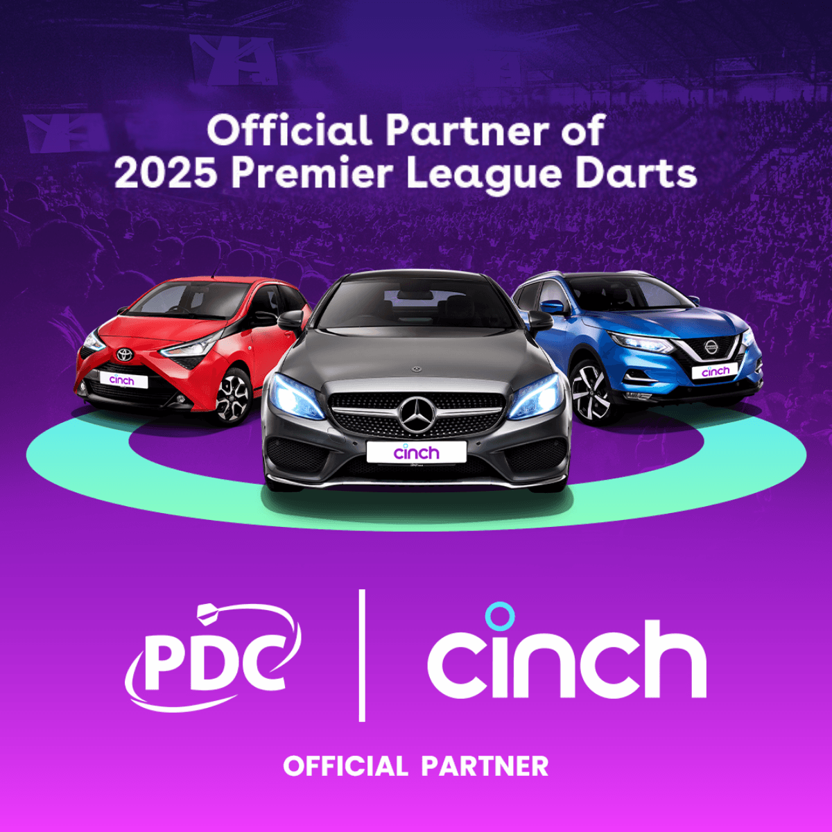 cinch become the official partner of 2025 Premier League Darts