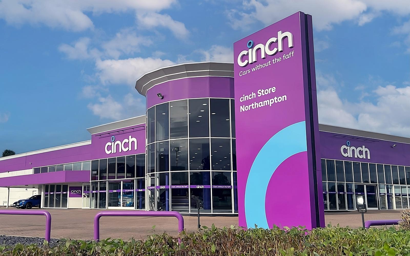 The outside of the cinch Northampton store