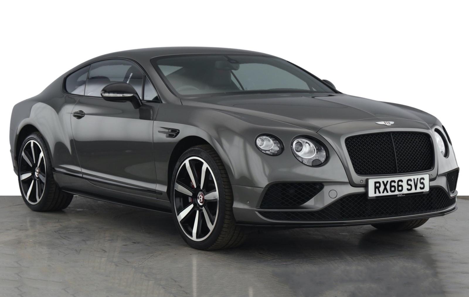 a grey bentley continental gt
