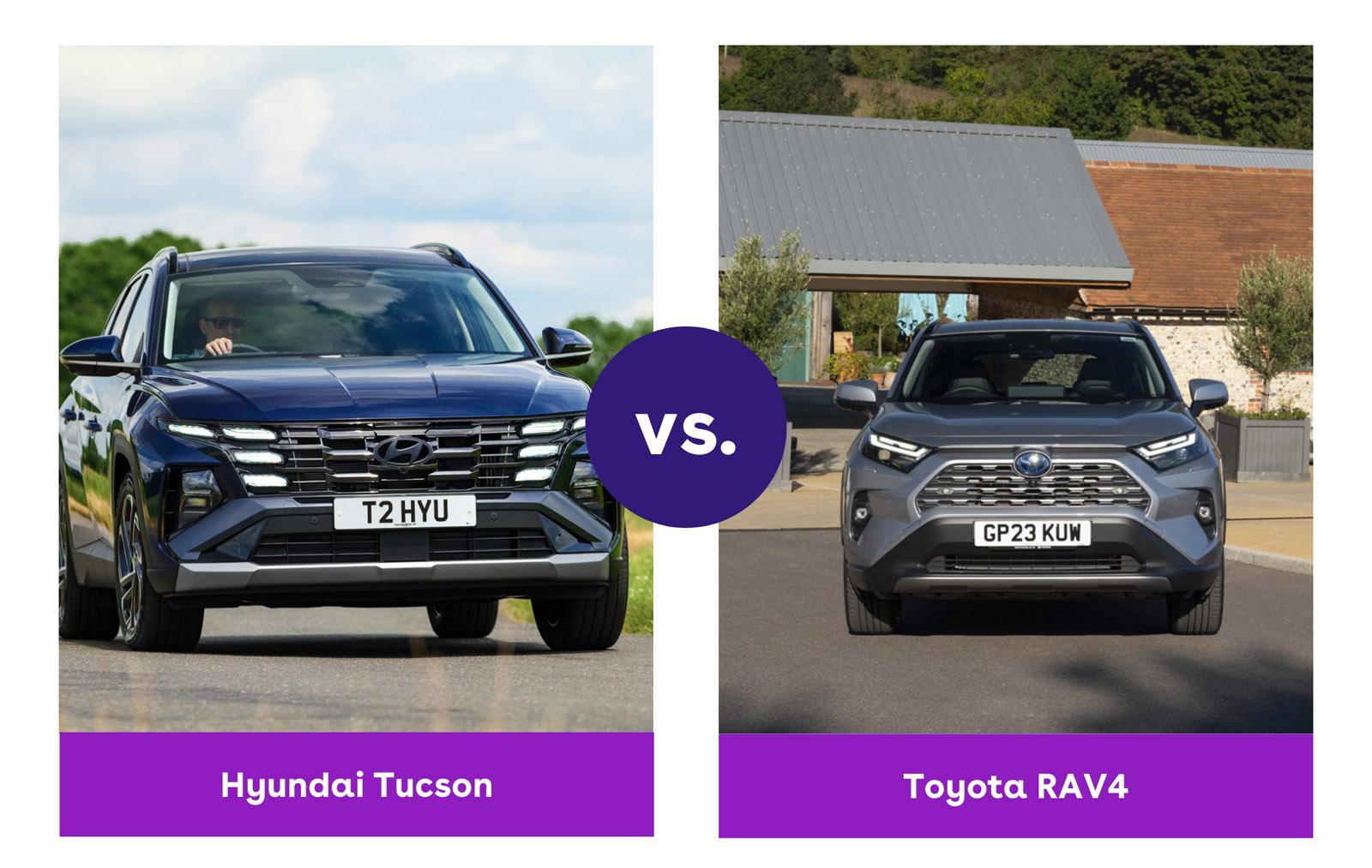 Hyundai Tucson vs. Toyota RAV4 head-to-head