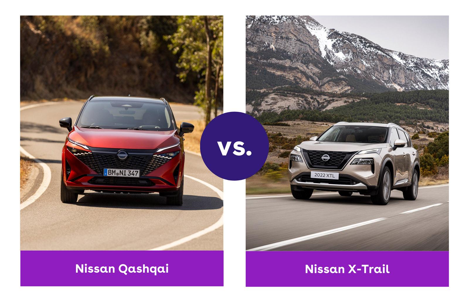 Nissan Qashqai vs. Nissan X-Trail driving