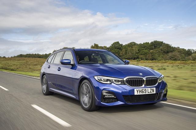 BMW 3 Series Touring front three quarters