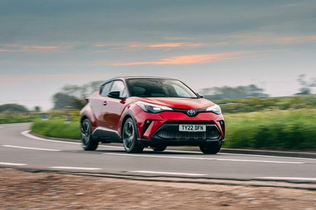 Toyota C-HR driving