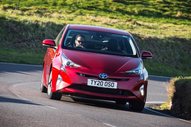 Toyota Prius driving