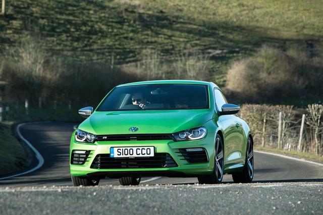 Volkswagen Scirocco driving