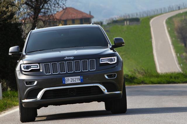 Jeep Grand Cherokee driving