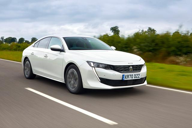 Peugeot 508 driving