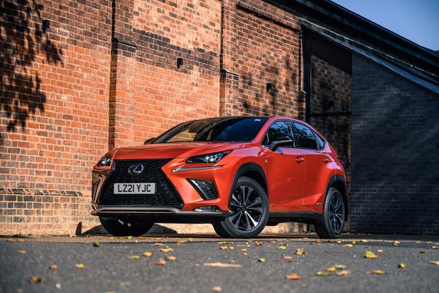 Lexus NX front three quarters