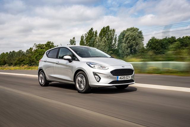 Ford Fiesta driving