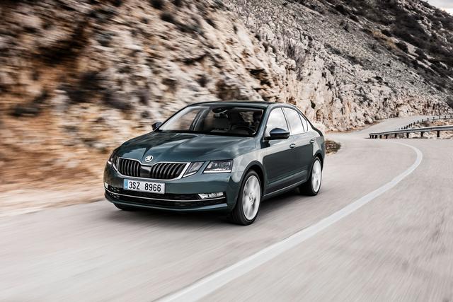 Skoda Octavia front three quarters