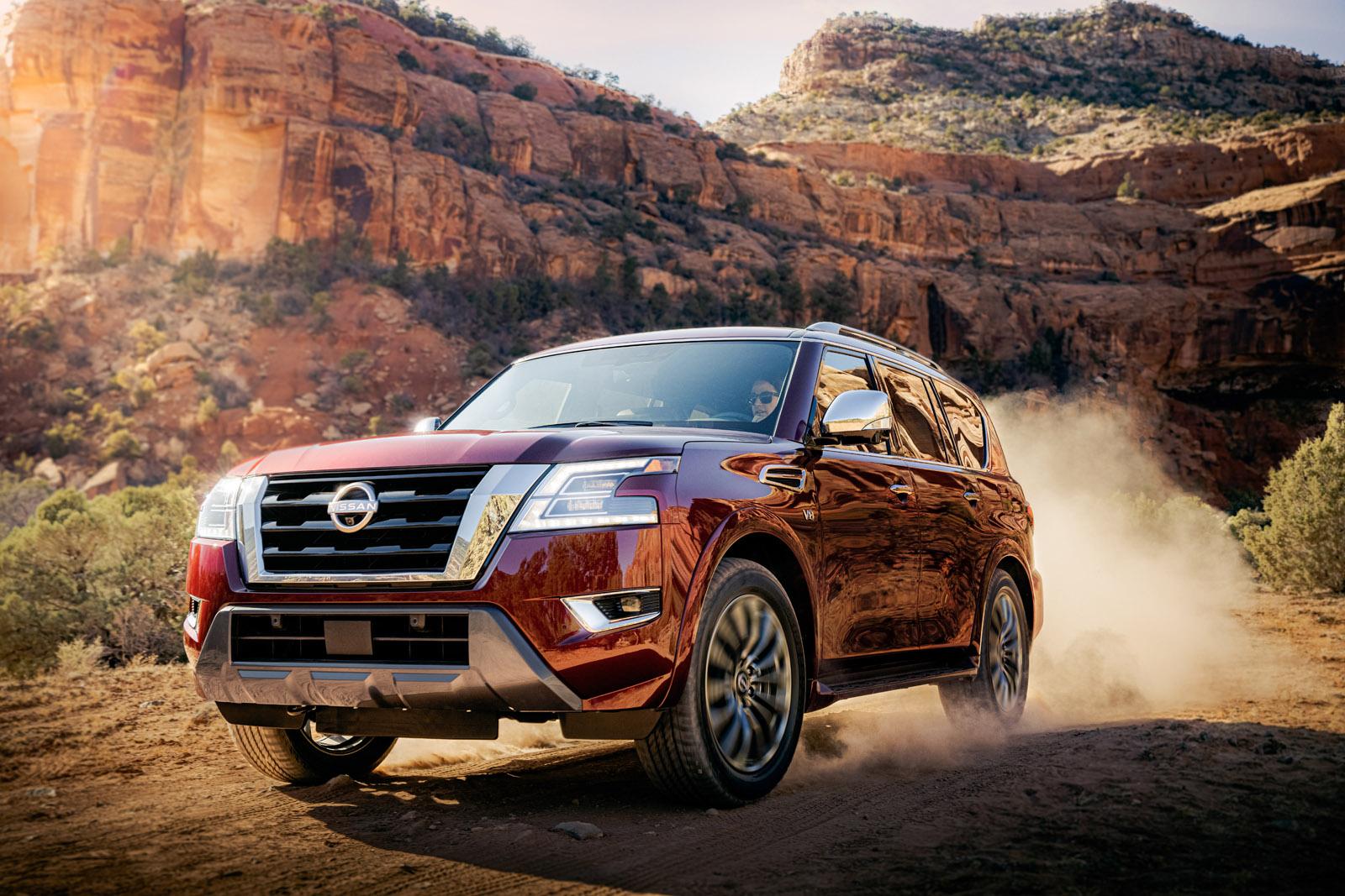 Red Nissan Patrol