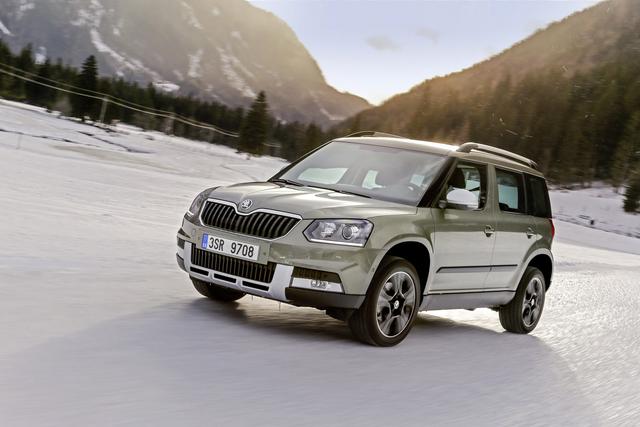 Skoda Yeti Outdoor driving