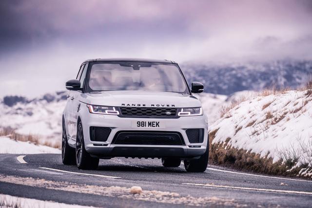 Range Rover Sport driving