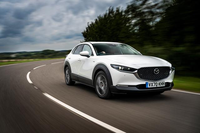 Mazda CX-30 driving