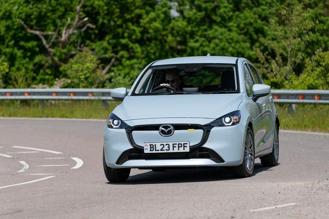 Mazda 2 driving