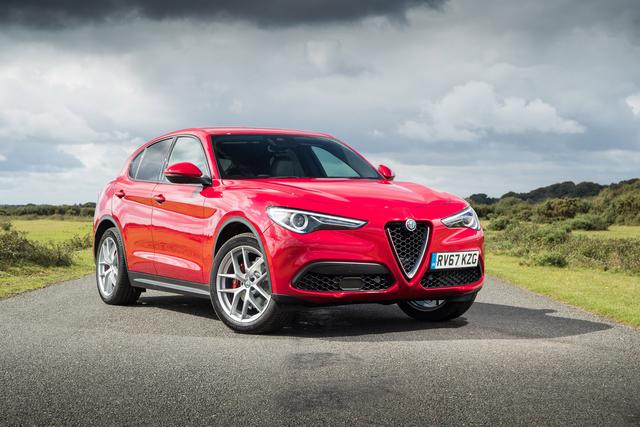 Alfa Romeo Stelvio front three quarters