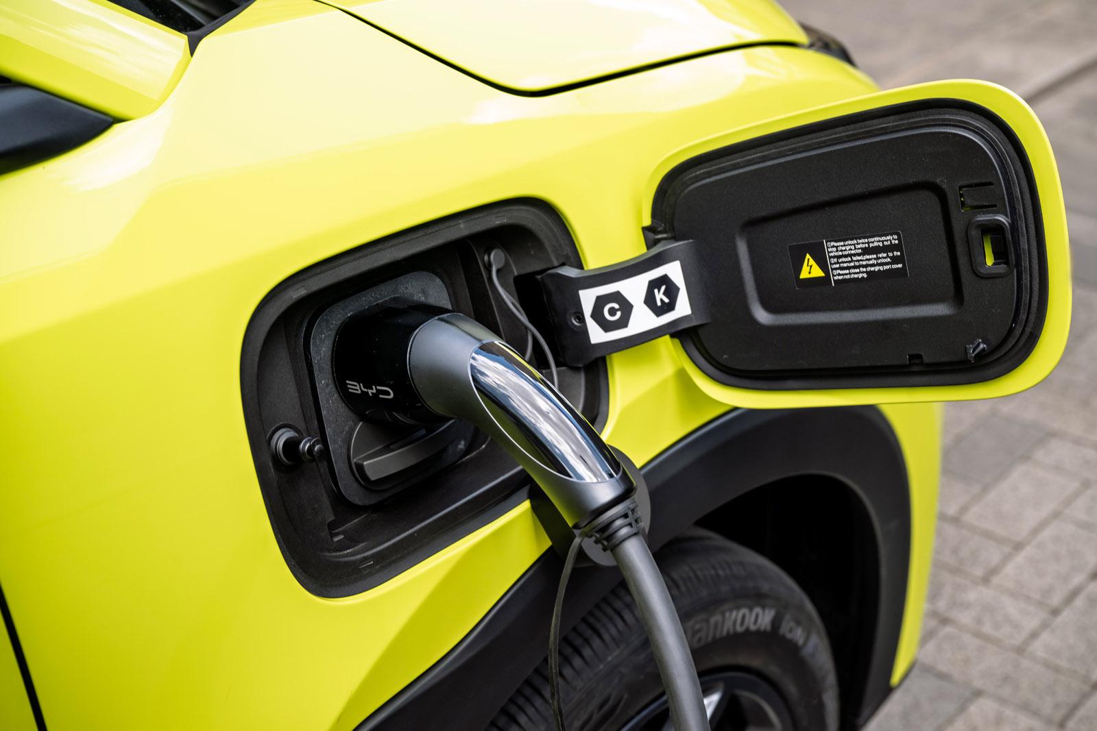 BYD Dolphin SURF charge port