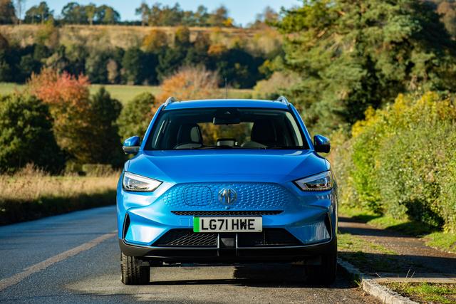 MG ZS EV front