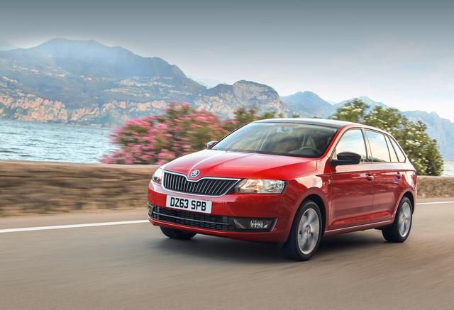 Skoda Rapid Spaceback driving