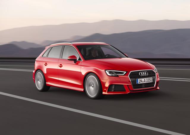 Audi A3 driving