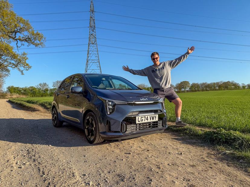 Kia Picanto and Ben Welham