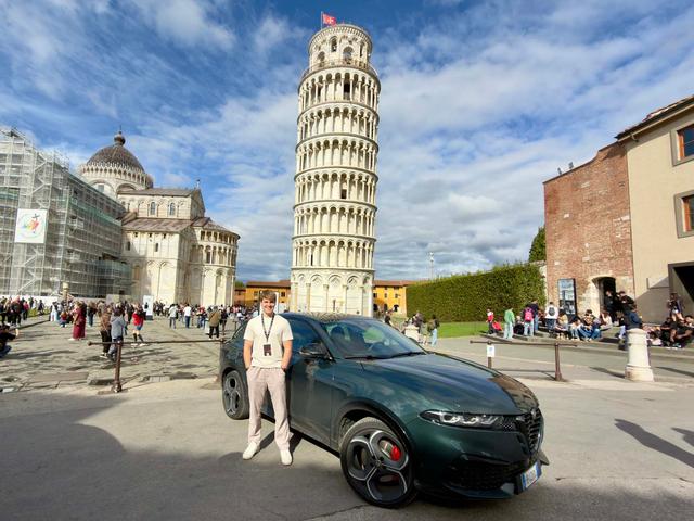 Craig Hale with Alfa Romeo Tonale