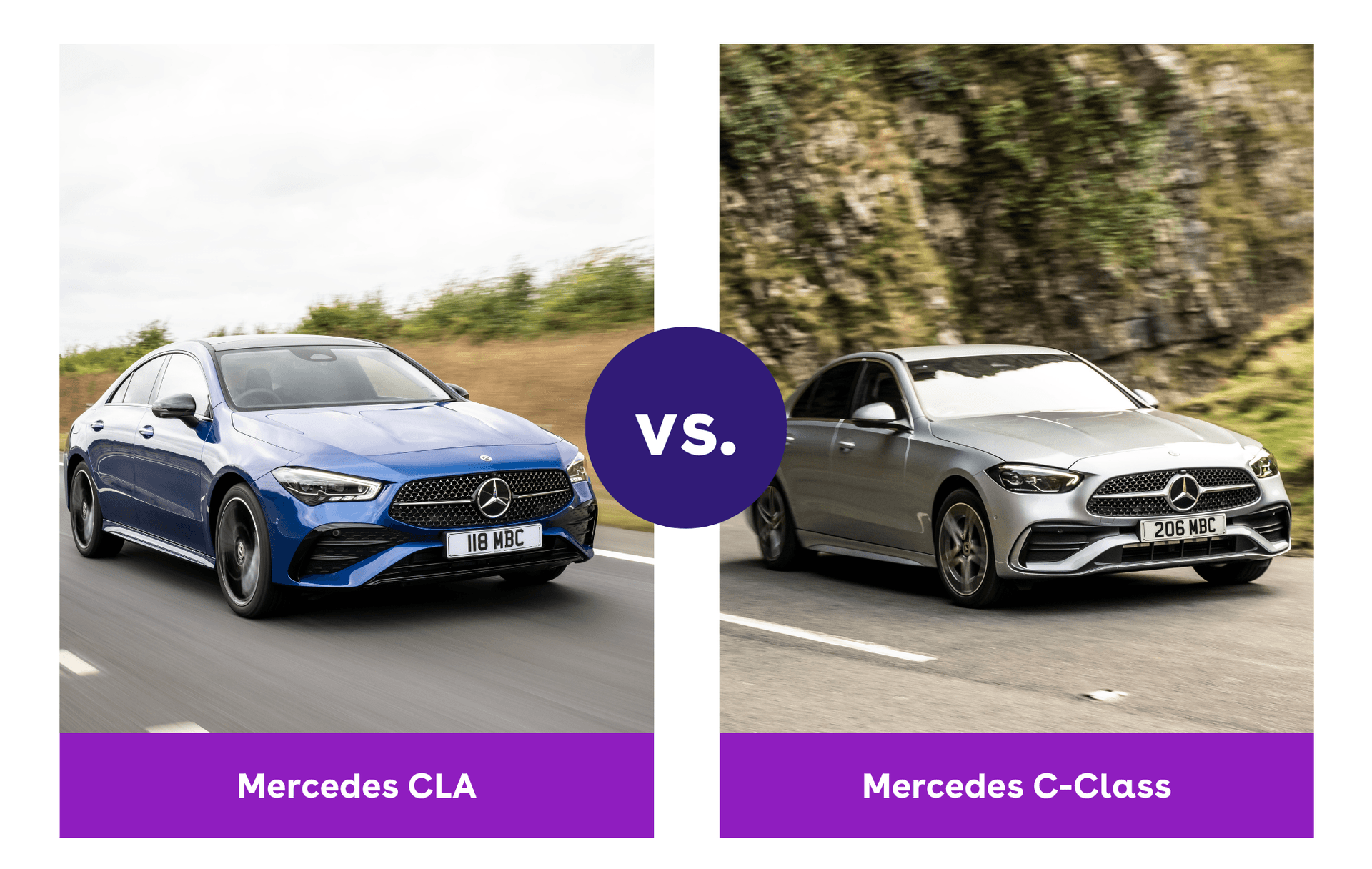 Mercedes CLA vs. Mercedes CClass which is better? cinch
