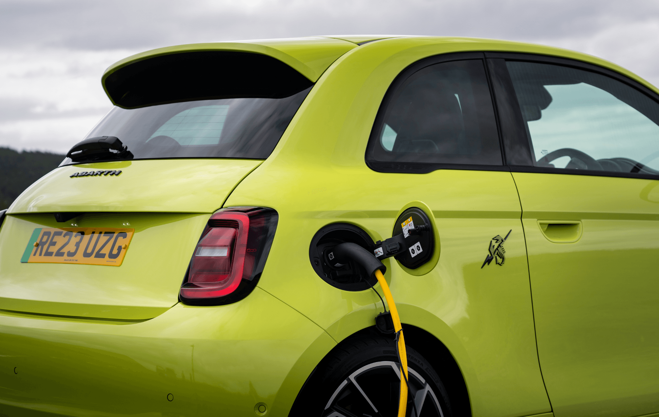 Picture of Abarth 500e charging