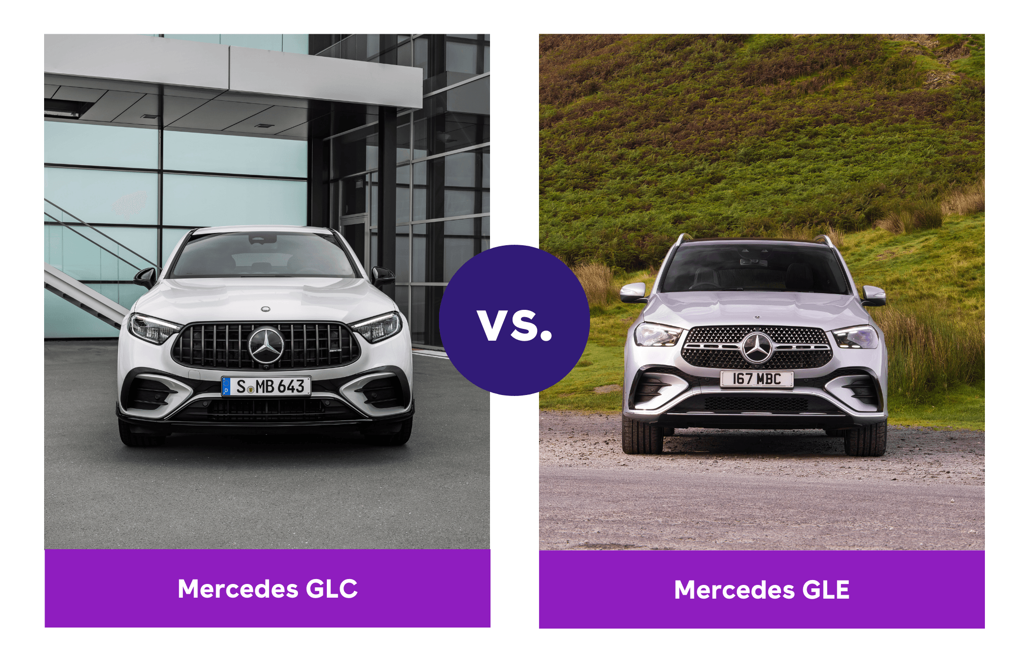 Mercedes GLC vs. GLE comparison