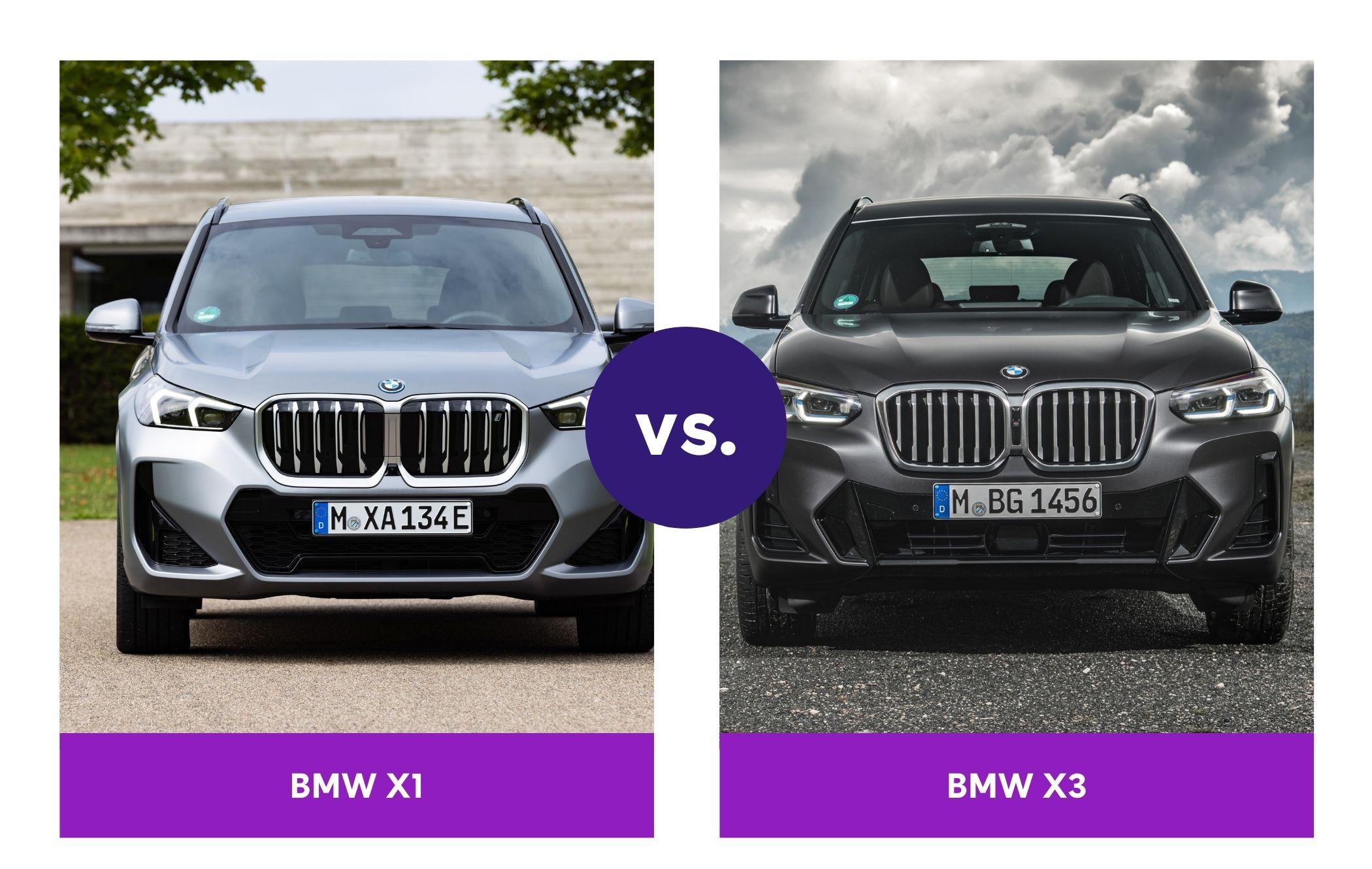 A comparison of the BMW X1 and BMW X3 models