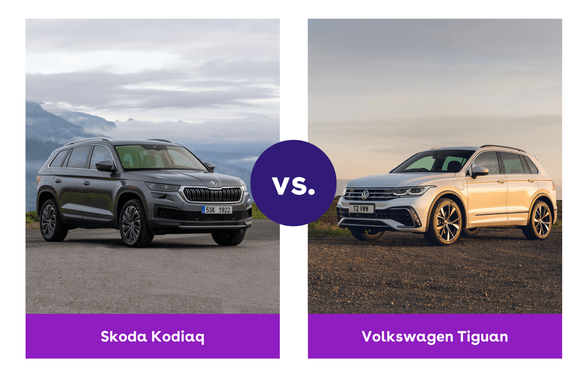 Skoda Kodiaq vs. Volkswagen Tiguan which is better? cinch