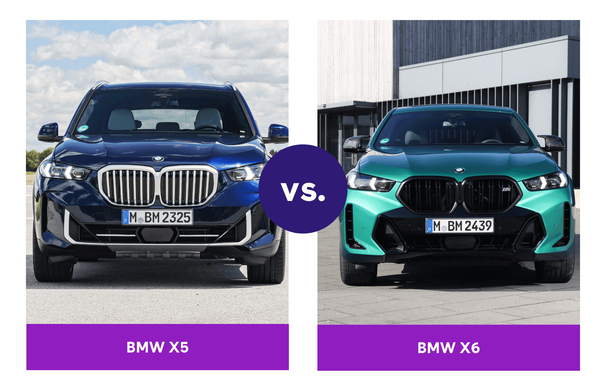 A comparison review of the BMW X5 vs. X6