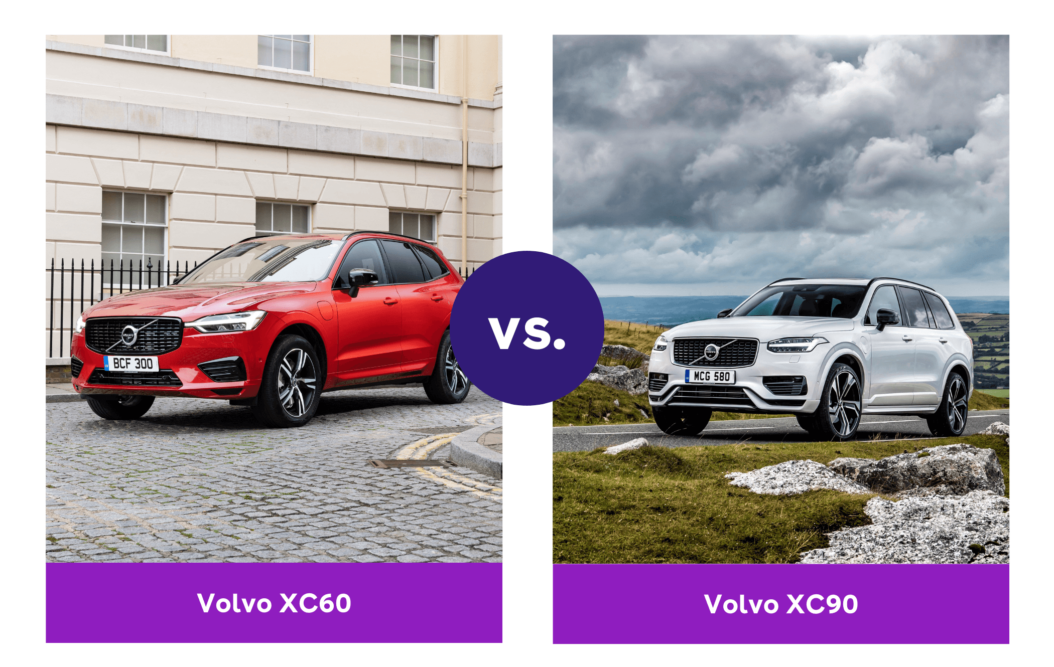 Volvo XC60 vs. Volvo XC90 which is better? cinch