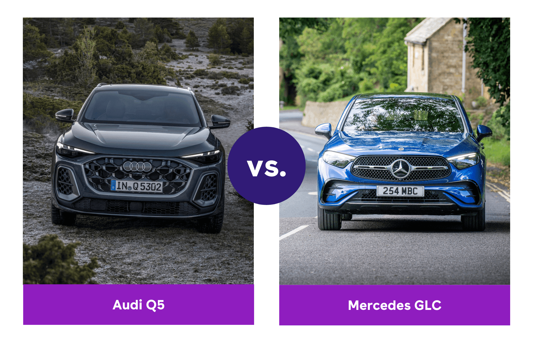 A comparison of the Audi Q5 vs Mercedes GLC