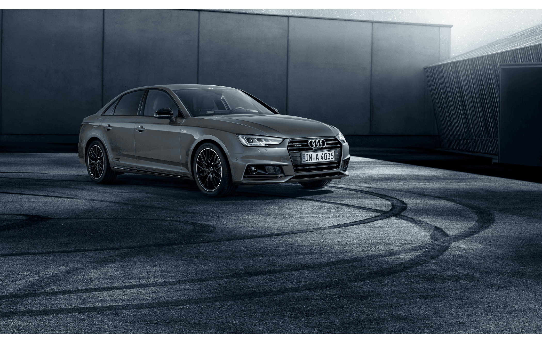 An Audi A4 Saloon Black Edition car