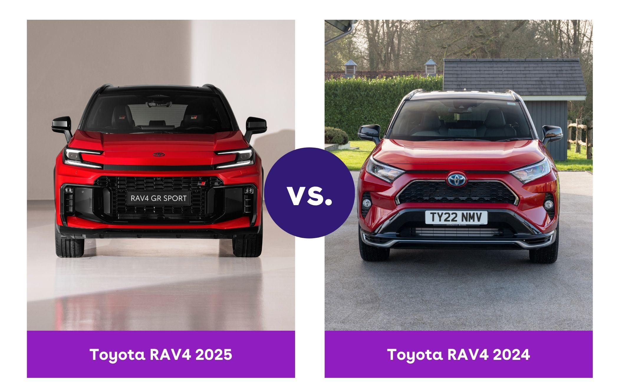Toyota RAV4 2025 vs. 2024