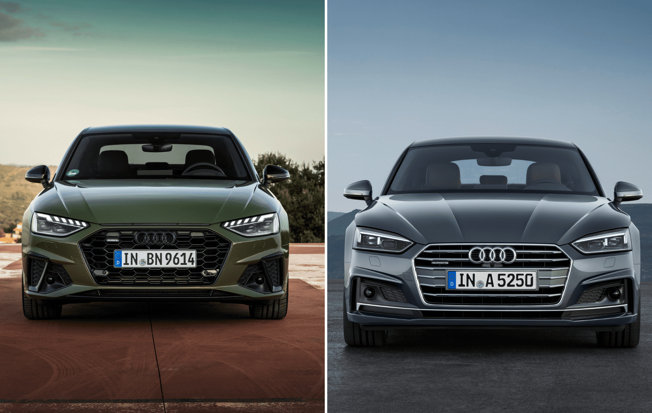 A comparison of the Audi A4 and the Audi A5