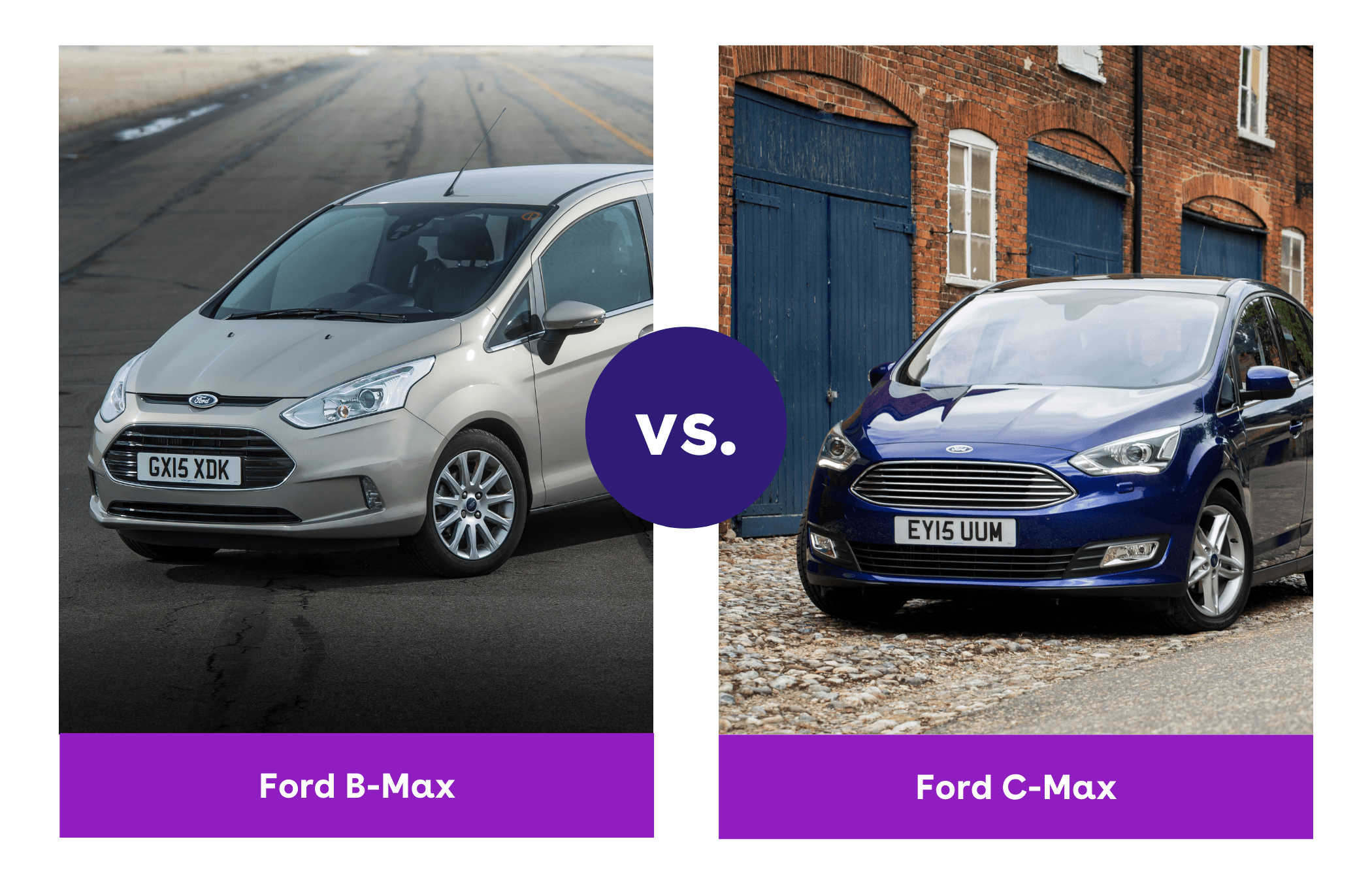 The Ford C-Max and B-Max compared