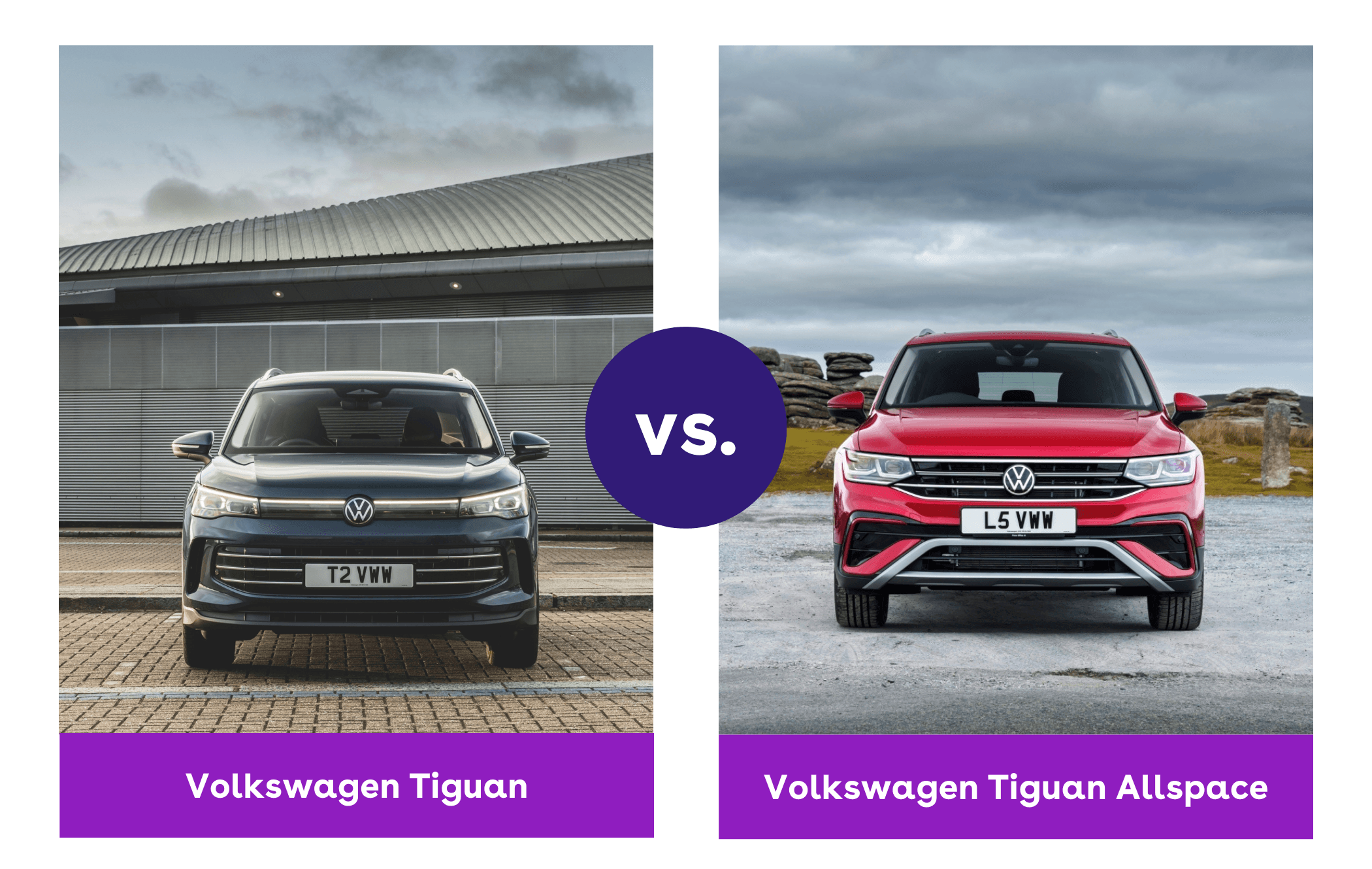 A comparison of the VW Tiguan and Tiguan Allspace