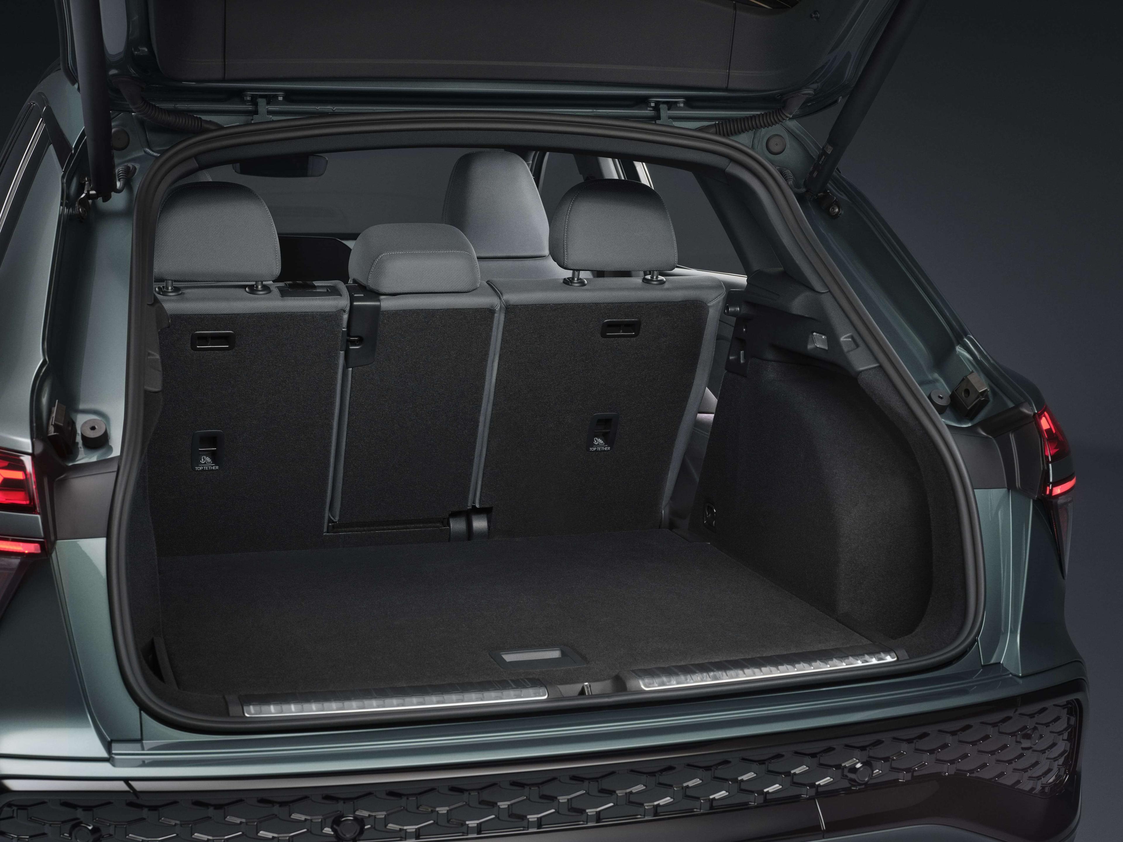 The Audi Q3 boot