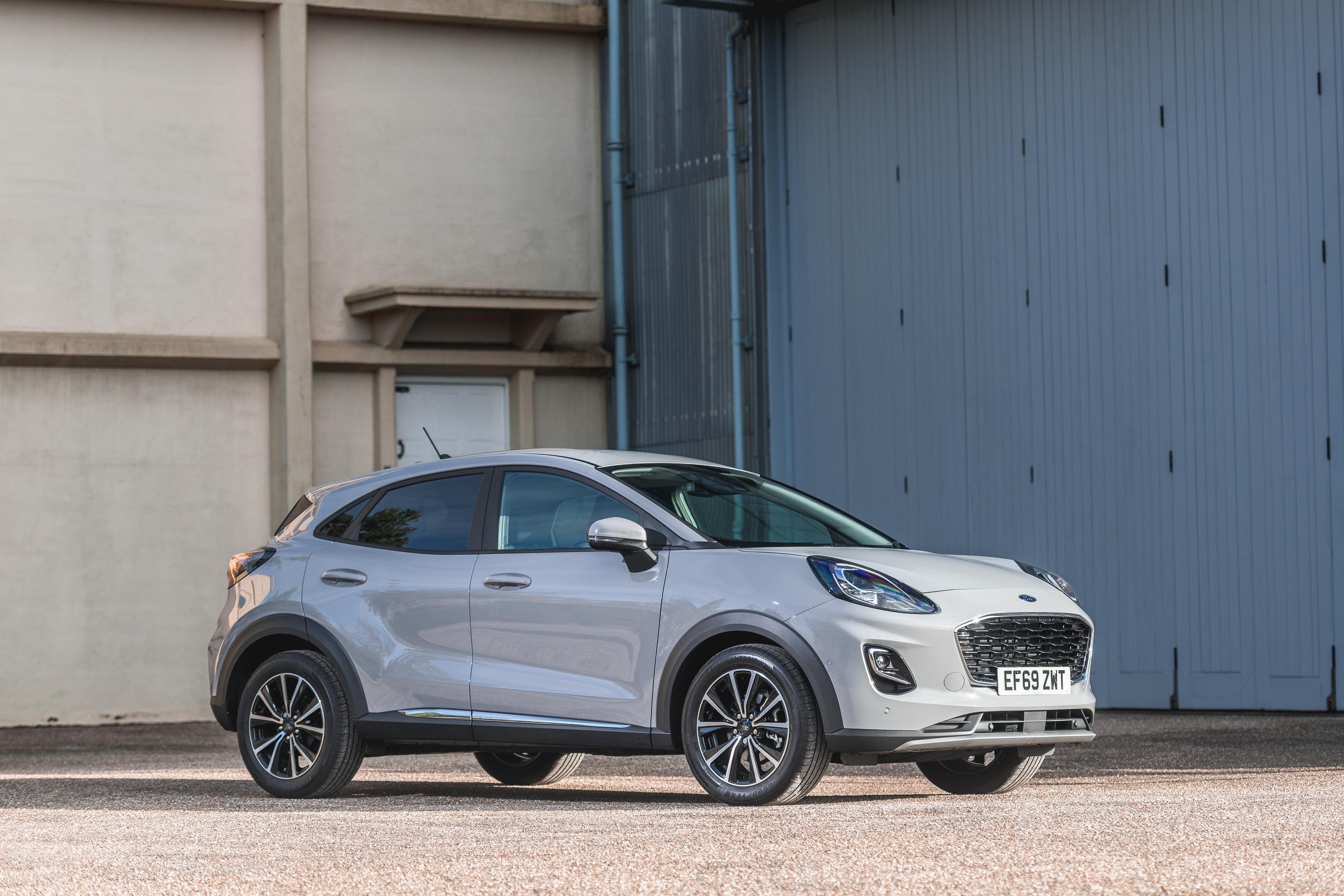 A grey Ford Puma