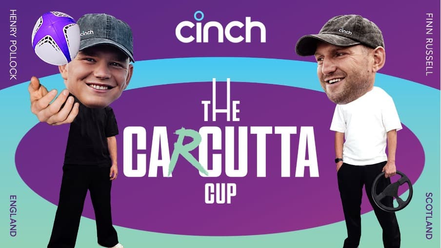 The Carcutta Cup with Henry Pollock and Finn Russell